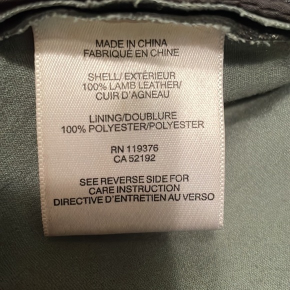 Helmut Lang lamb skin leather (with stretch) straight leg pant. Black. Size 0. - Picture 4 of 4